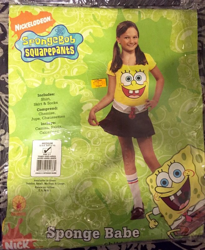 Sponge Babe costume Childs med 8-10