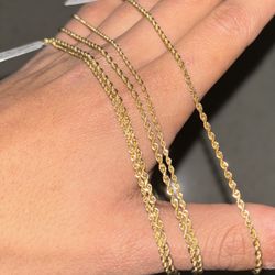 Rope Gold  Chain 