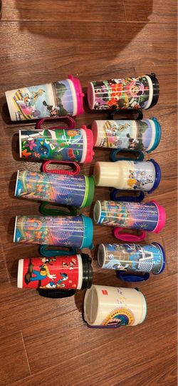 Disney Park Souvenir Cups Collection – Lot of 11