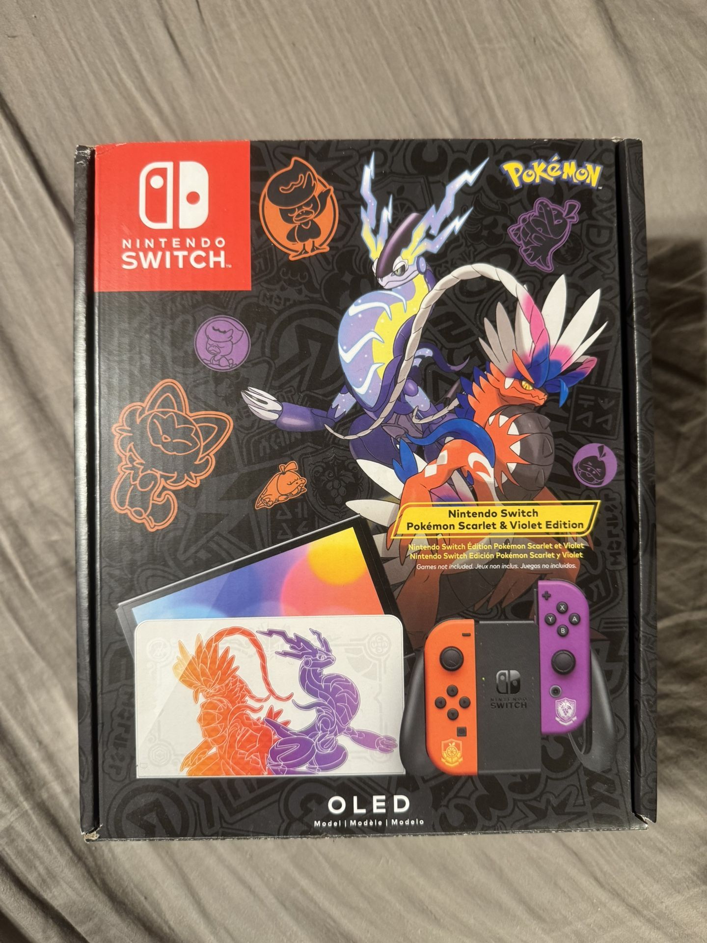Nintendo Switch OLED Pokémon Scarlet And Violet