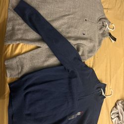 Large grey polo Quarter zip