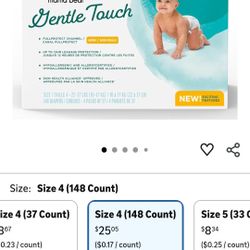 Diapers Size 4
