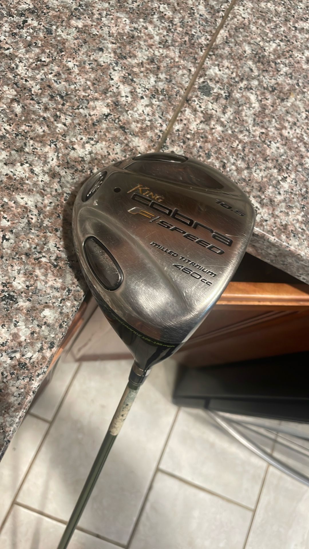 10.5 King Cobra F/speed Milled Titanium 460cc.