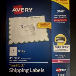 Avery 5168 & 8168 Shipping Labels - NEW!