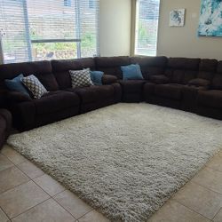  5 Power Recliner Sectional And Chair In A Half