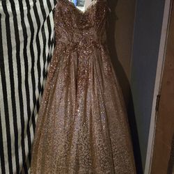 Rose Gold Quinceañera Dress ♡