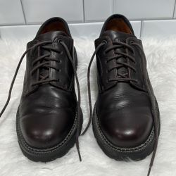 Rockport M4112 Waterproof Brown Leather Lace Up Oxford Shoes Mens Size 10.5 M