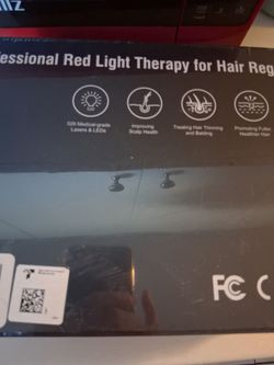 Red light therapy hat for regrowth hair