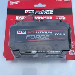 Milwaukee M18 Forge Battery New 8.0