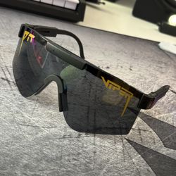Pit Viper The Executive Sunglasses Black Gold
