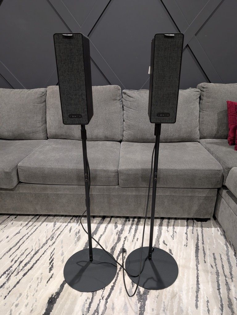 Sonos IKEA Symfonisk Bookshelf Speaker Set with Speaker Stands