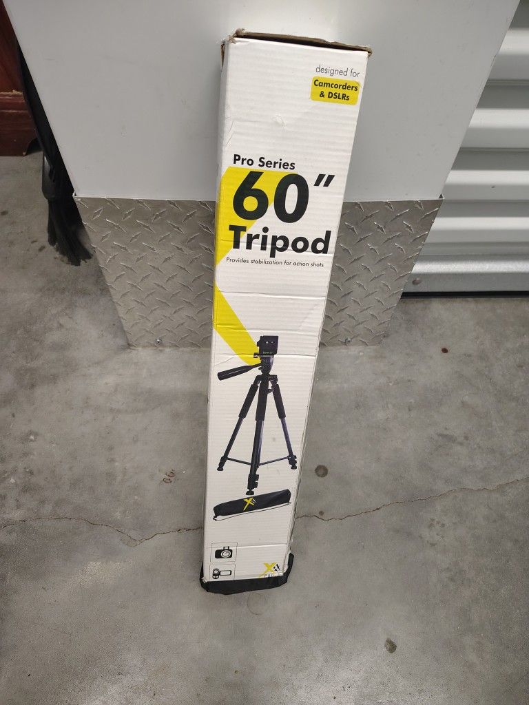 60-Inch Pro Series Full Size Camera/Video Tripod