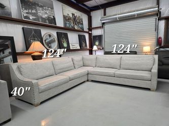 Wesley Hall Luxury Designer Sectional – Made in USA – $2,350