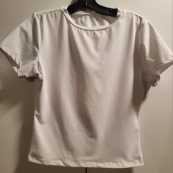 Automet Soft Smoothing T-Shirt in  White Size Large