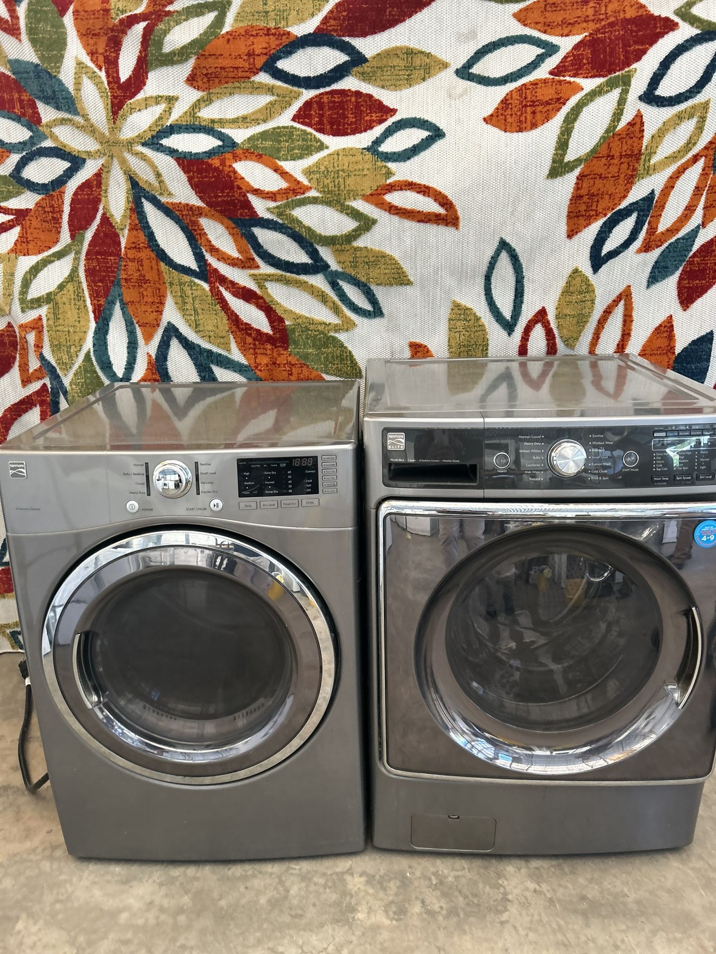 Set Kenmore Washer And Electric Dryer