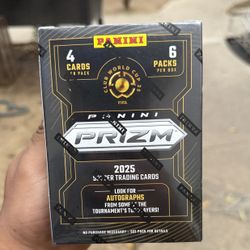 2025 Prizm FIFA Soccer World Cup Trading Cards 