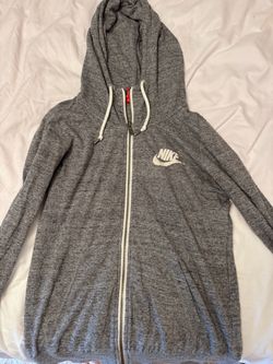 Nike Gray Full-Zip Hoodie