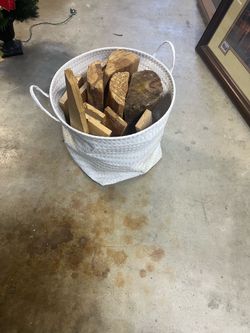 Firewood with Basket