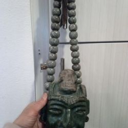 Mayan Mask Necklace