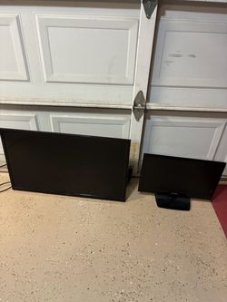 2 Flat HD Thin TV’s with remote