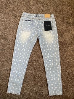 Purple jeans