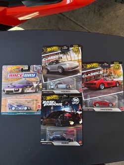 Porsches ,Ferrari,BMW, Hotwheels Premium