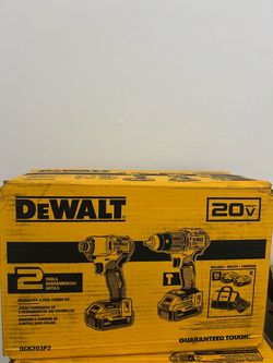 20-volt max 2 -Tool Brushless Power Tool Combo Kit with Soft Case ( 2 -Batteries Included and Charger Included )