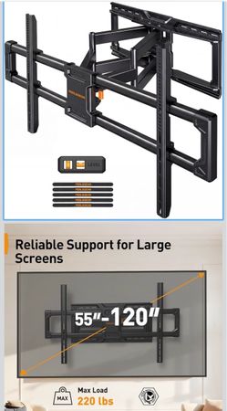 Perlegear UL Listed Soporte de pared para TV
