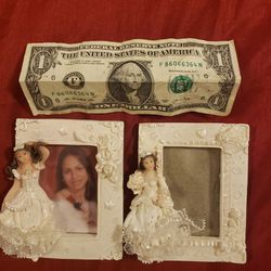 2 New BRIDE Picture Frames/3"x4"/New