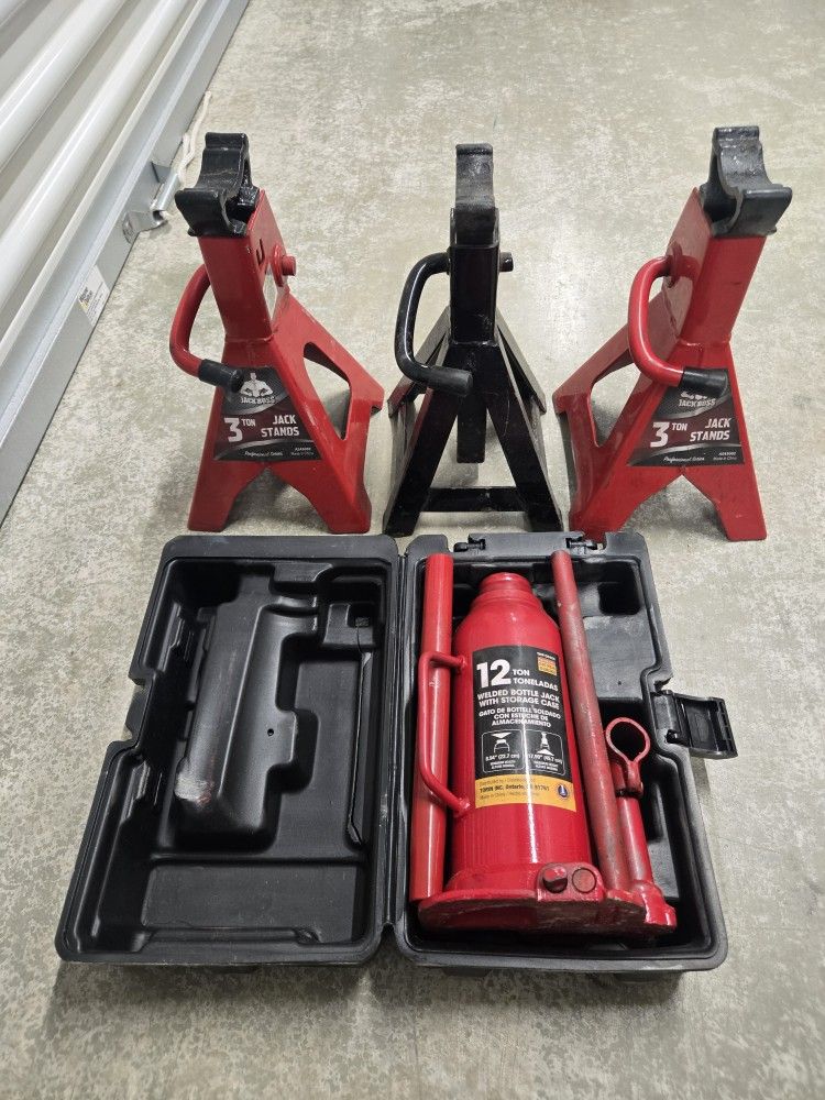 Car Jack with Jack Stand