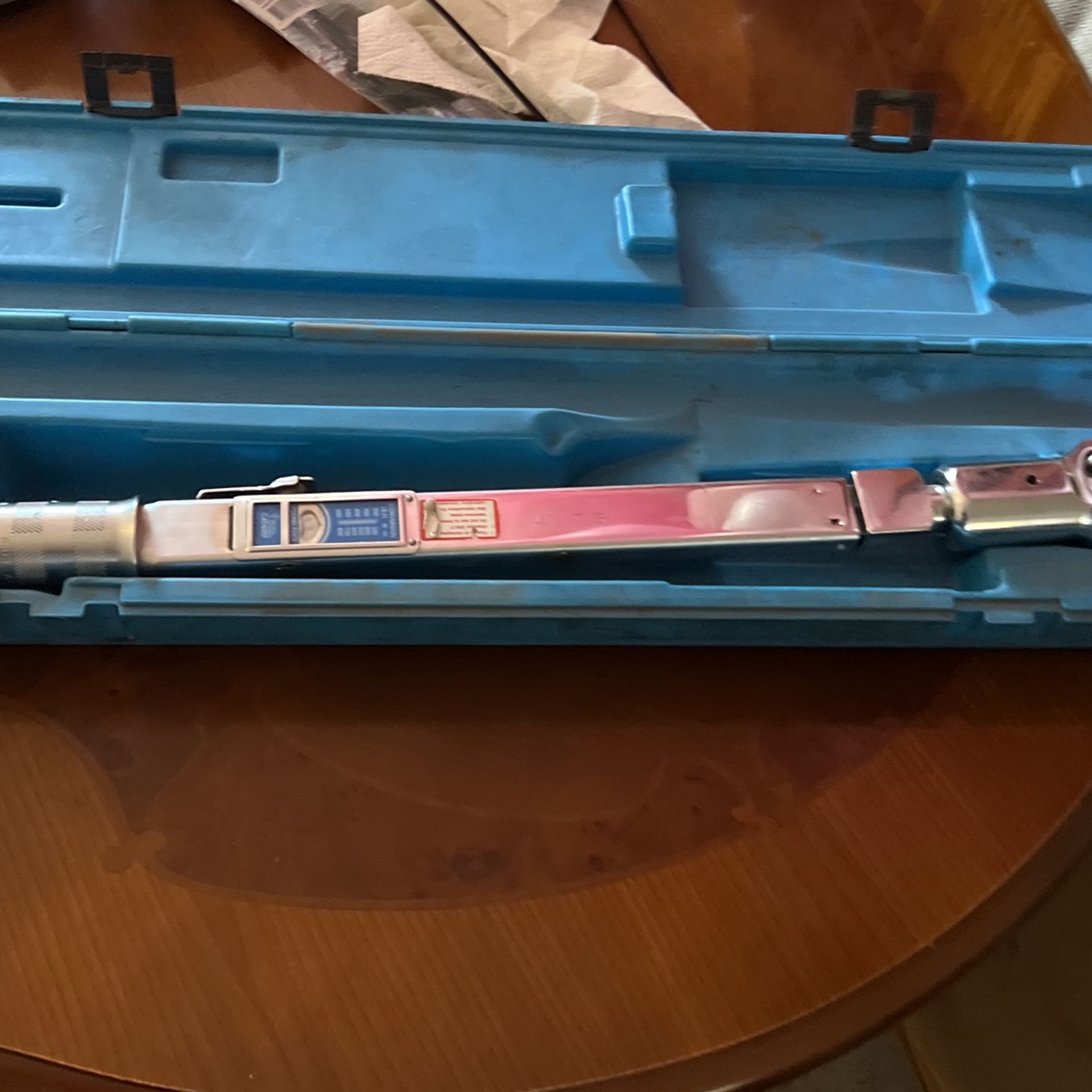 Precisión Instrument 3/4 Dr Split Bean Torque Wrench W Case