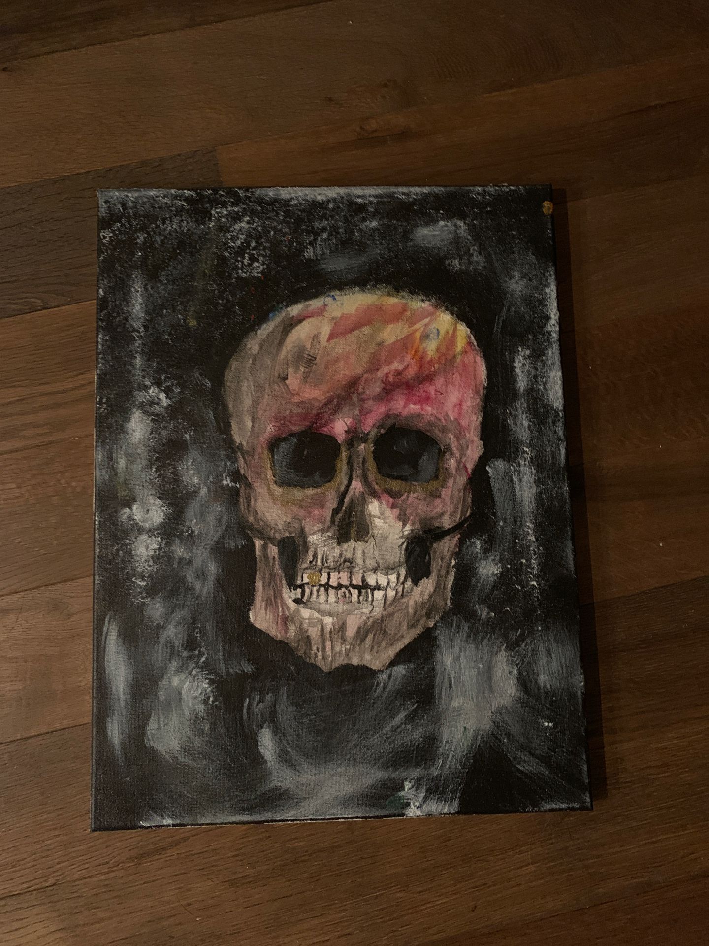 Painting skull of the lost