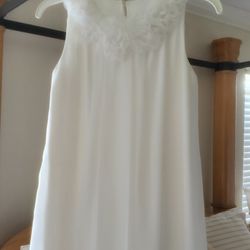 White Dress Size 16