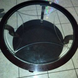 Very Good Cocktail Table Very Good Wood With Glass Decoration