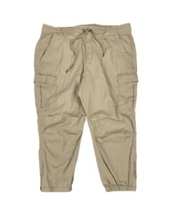 Polo Ralph Lauren Chino Joggers Mens 2XL XXL Beige Cargo Pants Utility Ankle Zip