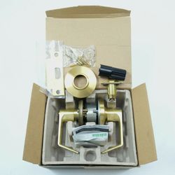 Schlage Bath Bedroom Privacy Lock (AL40S-SAT-606) Satin Brass