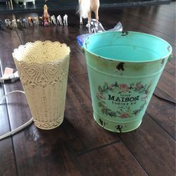 Decorative Tin Buckets