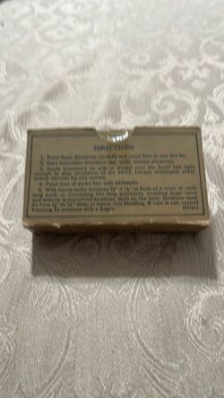 Vintage WWII Mcdonald Snake Bite Kit | Military-era First Aid Kit