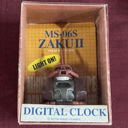 MS-06S ZAKU II Gundam Digital Clock