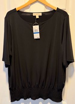Brand New Michael Kors Black Blouse women’s Size XL Top