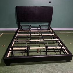 Queen-size bed frame in excellent condition