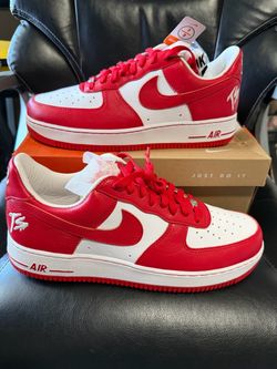 Nike Air Force 1 Low Terror Squad White University Red Size 11.5 Mens H4391-100