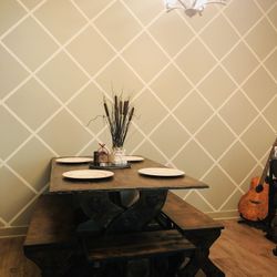 Reclaimed Wood Picnic Table