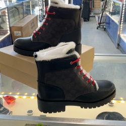 Coach Lorraine Bootie in Signature Canvas, 