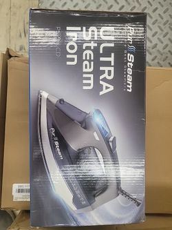 PurSteam Steam Iron 1800W with LCD Screen, Nonstick Ceramic Soleplate, Auto Shutoff, Self-Cleaning