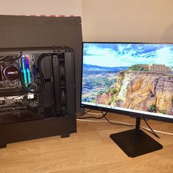 Gaming PC + 240Hz Omen Monitor Bundle • RTX 2060 Super, i7-9700K