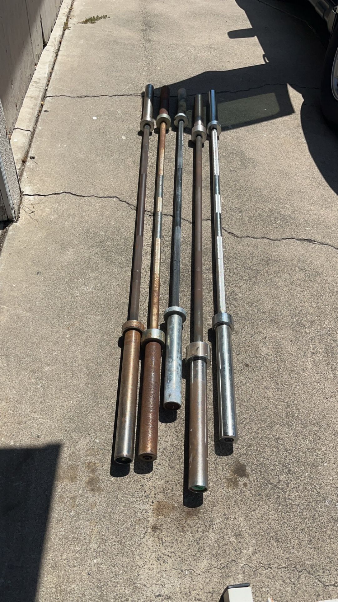 Olympic Barbells For Weights (read Description)