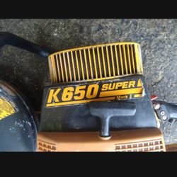Concrete Saw K650 PARTNER 12".  it Dont Turns On I No Sure About  it $140 Obo 