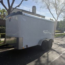 2025 Enclosed 6x12 Double Axle Trailer