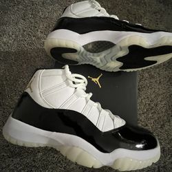 Jordan Retro 11 Gratitude Size 10.5 White/Gold/Black